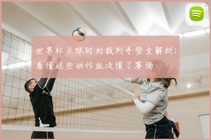 世界杯点球时刻裁判手势全解析：看懂这些动作就读懂了赛场
